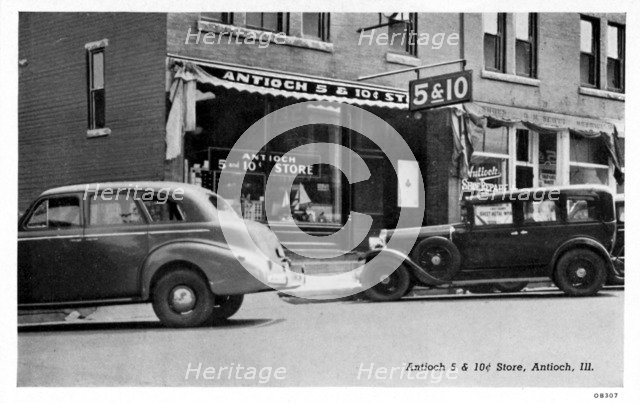 Antioch 5 & 10 Cent Store, Antioch, Illinois, USA, 1940. Artist: Unknown