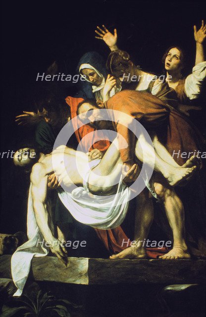 'The Laying in the Tomb' ('The Deposition'/'The Entombment'), 1602-16044. Artist: Michelangelo Caravaggio