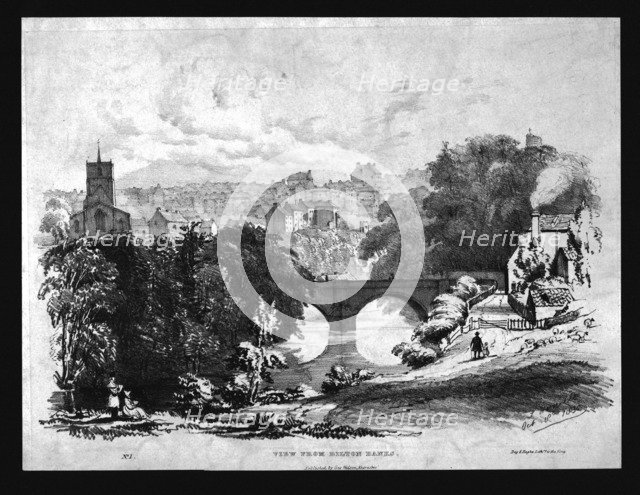 'View from Bilton Banks', mid-19th century. Creator: Day & Haghe.