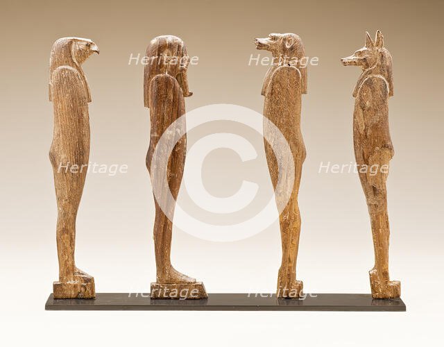 Four Sons of Horus, 26th dynasty (c.664-525 B.C.). Creator: Unknown.