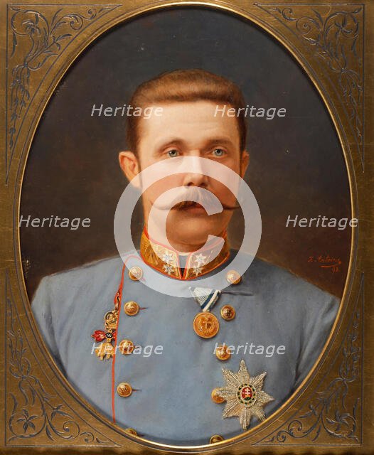 Portrait of Archduke Franz Ferdinand of Austria-Este (1863-1914), 1898. Creator: Antoine, Franz (1864-1935).