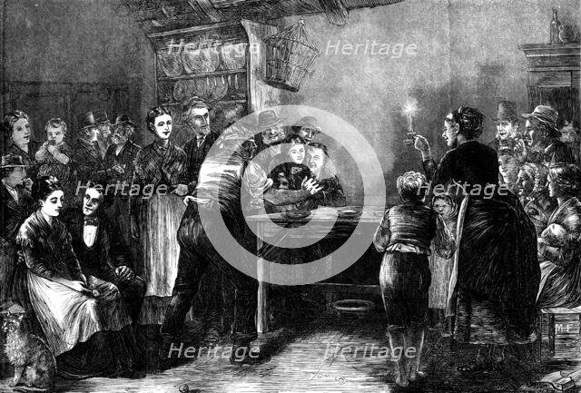 "November Night" in Ireland, 1871. Creator: F Wentworth.