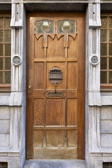 Maison-Atelier Albert Cortvriendt, (1900), 6-8 Rue de Nancy, Brussels, Belgium, c2014-2017. Artist: Alan John Ainsworth.