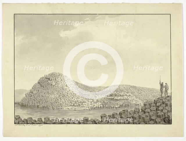 Giant's Causeway, 1772. Creator: John Cleveley the Younger.