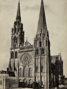 Chartres Cathedral, France, 19th century. Artist: Unknown.