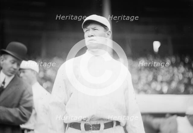 Jim Thorpe, New York NL, at Polo Grounds, NY (baseball), 1913. Creator: Bain News Service.