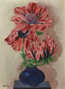 Poppies (Les pavots), 1937. Creator: Kisling, Moïse (1891-1953).