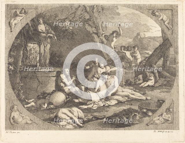 Bacchanal, 1770. Creator: Jacob Wilhelm Mechau.