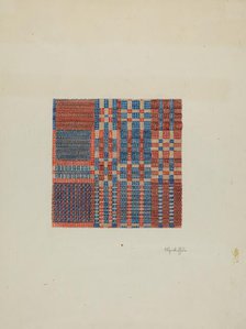 Coverlet (Section), c. 1940. Creator: Cornelius Christoffels.