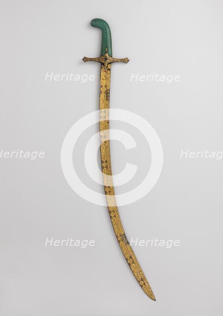 Saber, Turkish, probably Istanbul, 1522-66. Creator: Unknown.
