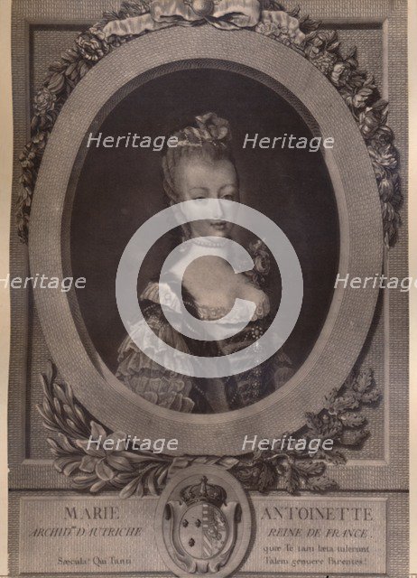 Marie Antoinette, Queen of France, late 18th century (1894). Creator: Louis Jacques Cathelin.