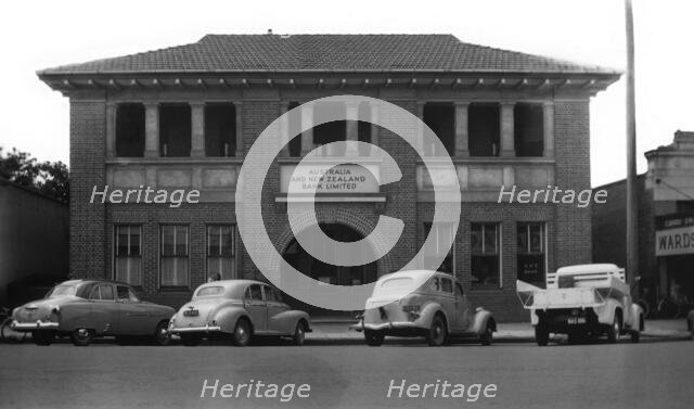 ANZ Bank, Formerly - Bank of Australasia, Dalby, Queensland, 1955. Creator: Jack Bain.