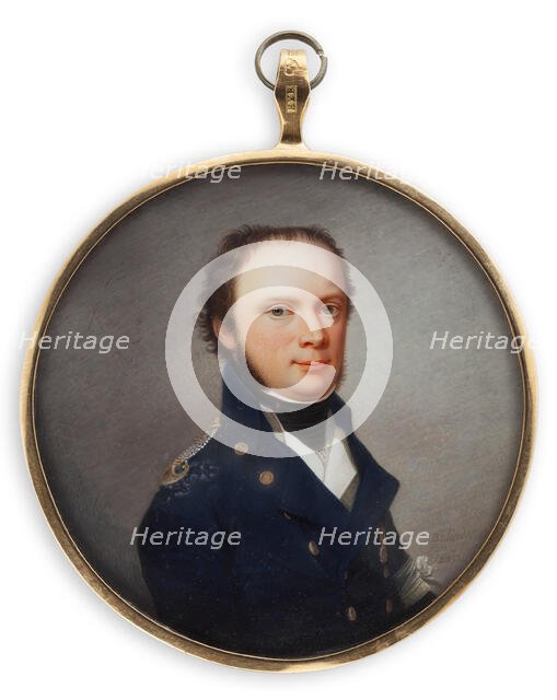 Captain Fredrik Fransiskus Wallenstrahle, late 18th-early 19th century. Creator: Johan Erik Bolinder.