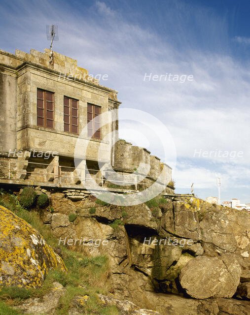Saint Charles Castle, Fisterra (Finisterre), La Coruña province, Galicia, Spain, (2000). Creator: LTL.