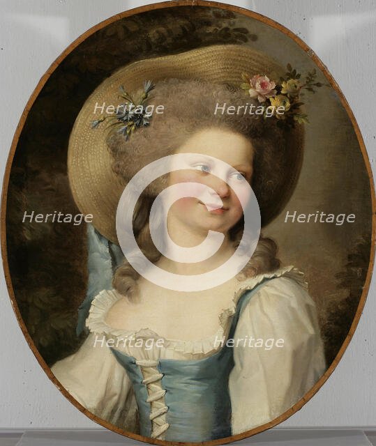 Mme Dugazon in the role of Babet, c1780s. Creator: Adelaide Labille-Guiard.