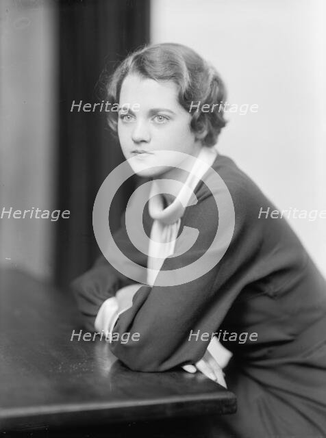 Earnshaw, Helen - Portrait, 1933. Creator: Harris & Ewing.