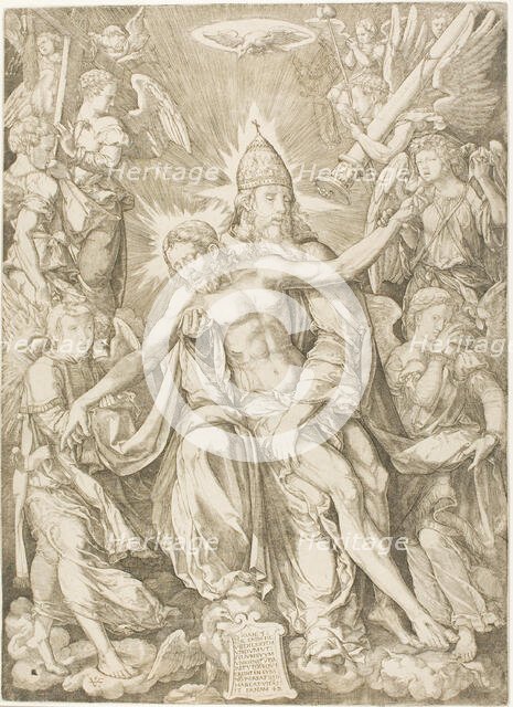 The Trinity, 1542. Creators: Johann Ladenspelder, Jesus Christ.