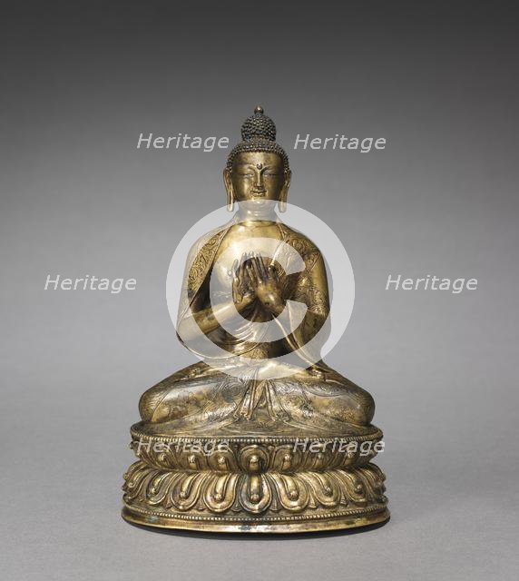 Seated Maitreya Buddha, c. 1400. Creator: Unknown.