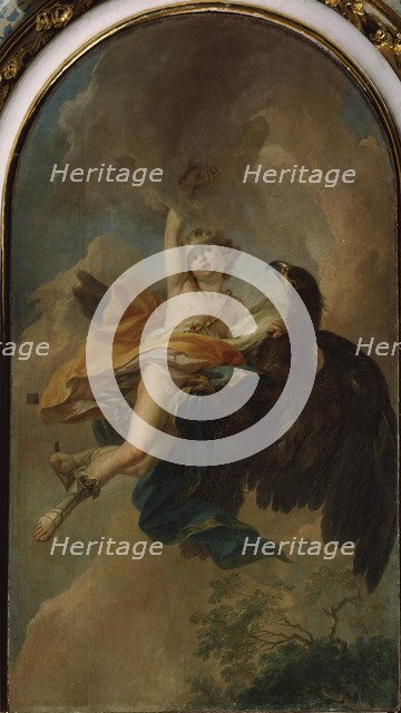 The Rape of Ganymede, 1760s. Artist: Torelli, Stefano (1712-1784)