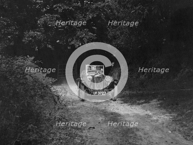 Salmson sports 2-seater competing in the Brighton & Hove Motor Club Trial, 1920s. Artist: Bill Brunell.