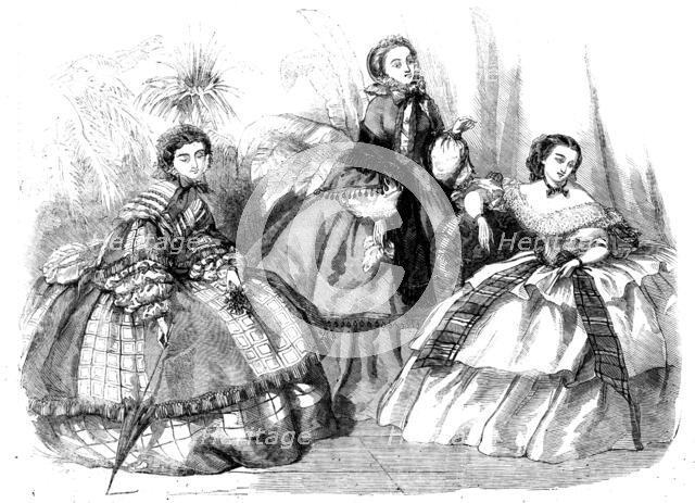 Fashions for October, 1858. Creator: Unknown.