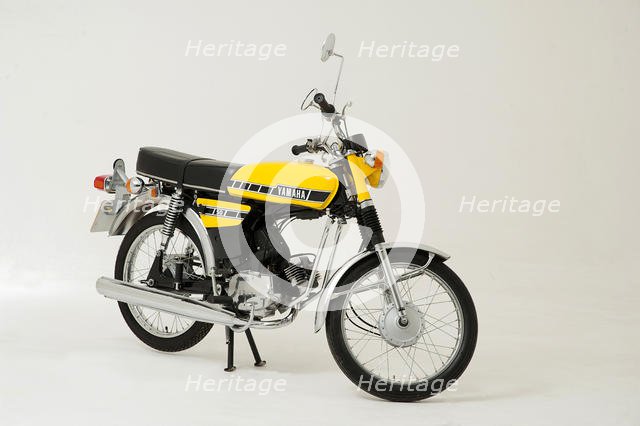 1987 Yamaha FS1E moped. Creator: Unknown.