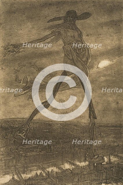 Exhibition of Felicien Rops, 1896. Creator: Rops, Félicien (1833-1898).