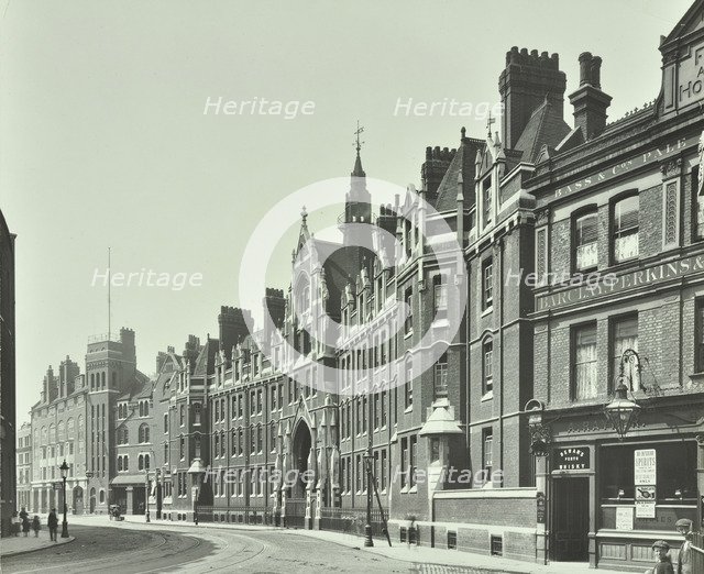 London Fire Brigade Headquarters, Southwark, London, 1911. Artist: Unknown.