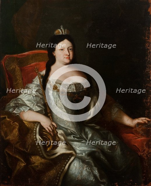 Portrait of Empress Anna Ioannovna (1693-1740), 1730s.