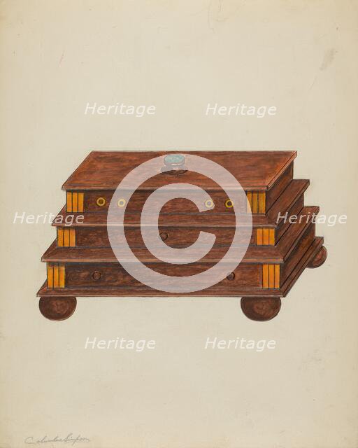 Box, 1935/1942. Creator: Columbus Simpson.