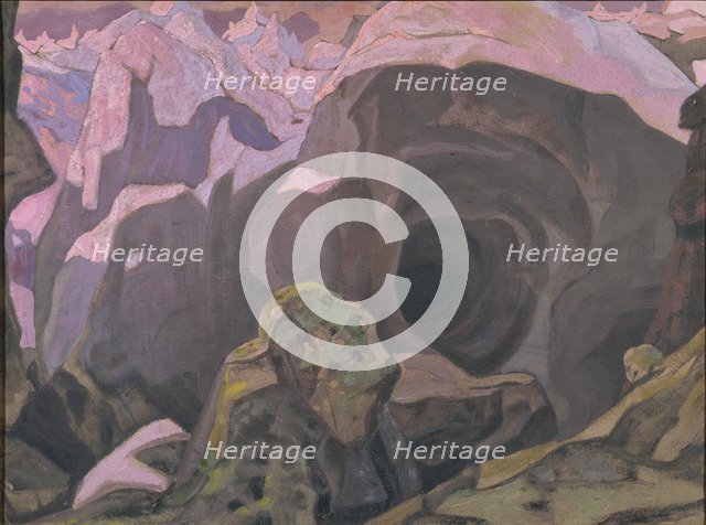 Rondane. Stage design for the theatre play Peer Gynt by H. Ibsen, 1911. Artist: Roerich, Nicholas (1874-1947)