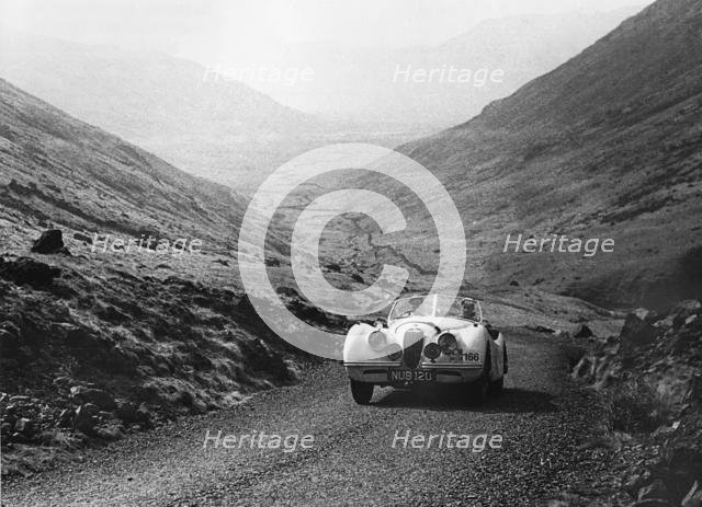 Jaguar XK120, Ian Appleyard. 1953 R.A.C. Rally. Creator: Unknown.