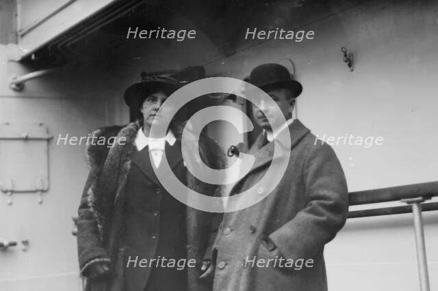 Dr. Alexis Carrel and wife, 1914. Creator: Bain News Service.