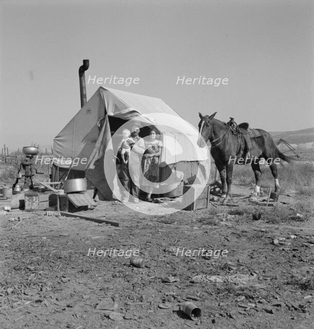 The Fairbanks home (FSA), Willow Creek area, Malheur County, Oregon, 1939. Creator: Dorothea Lange.