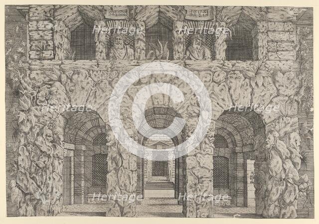 A Grotto, ca. 1545.  Creator: Antonio Fantuzzi.