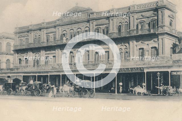 'Grand Hotel, Calcutta', 1902. Creator: Unknown.