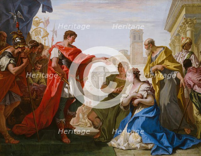 The Continence of Scipio, c. 1706. Creator: Sebastiano Ricci.