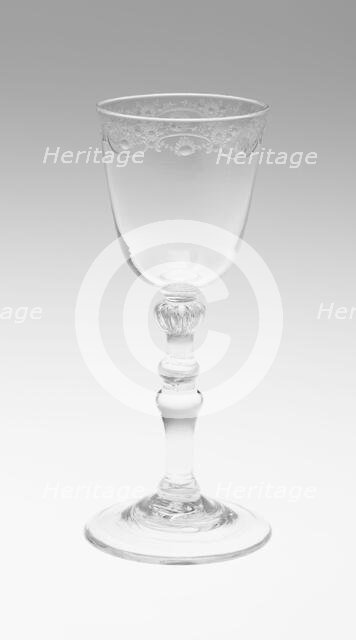 Wine Glass, England, c. 1745. Creator: Unknown.