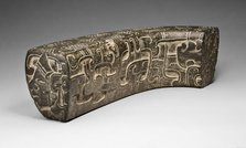 Fragment of a Ceremonial Ballgame Yoke, A.D. 700/800. Creator: Unknown.