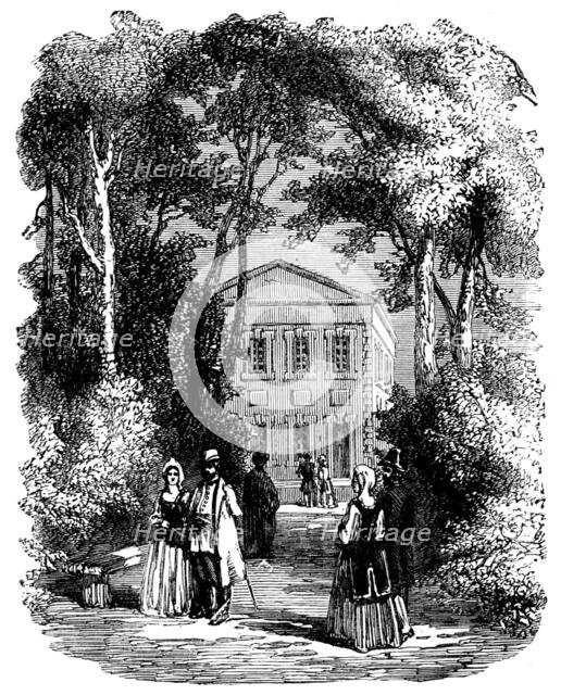 Peter the Great's Palace in the Summer Garden, St. Petersburg, 1858. Creator: Unknown.