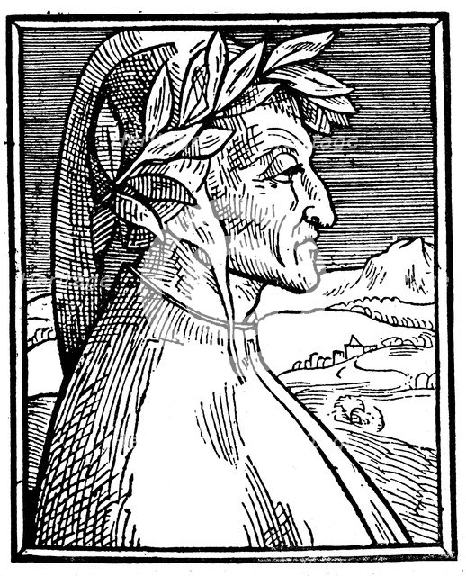 Dante Alighieri (1265-1321), Italian poet, 1521. Artist: Unknown