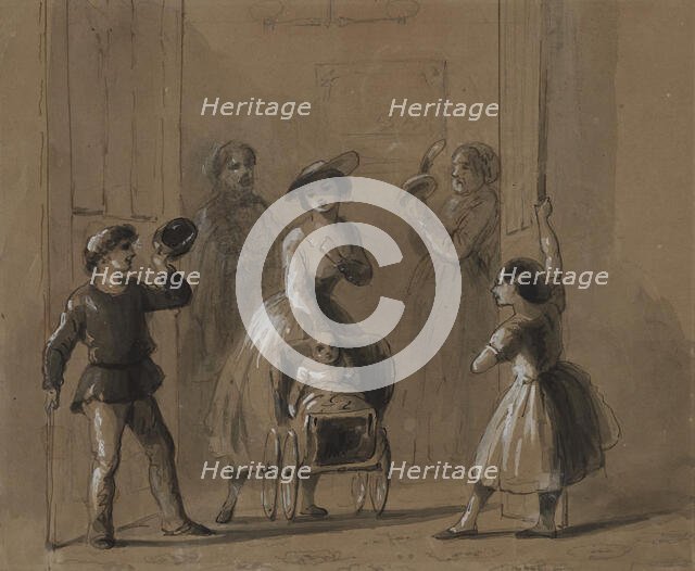 The Real Master on the House, 1825-1870. Creator: Alfred Jacob Miller.