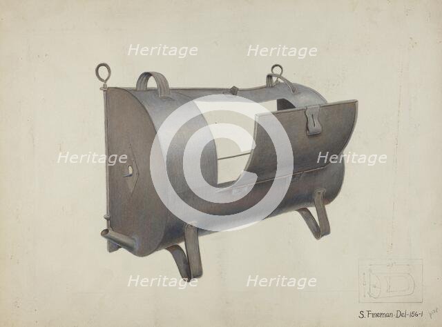 Roasting Oven, c. 1937. Creator: Samuel Fineman.