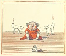 Woman and cats, 1873. Creator: Unknown.