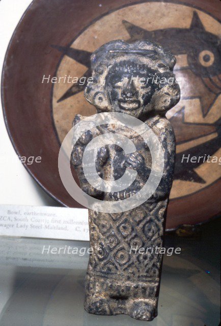 Earthenware Figure, Late Aztec, Mexico,  15th or 16th century. Artist: Unknown.