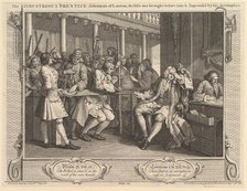 The Industrious 'Prentice Alderman of London, the Idle One Brought Before Hi..., September 30, 1747. Creator: William Hogarth.