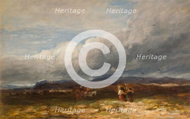The Peat Gatherers, 1850. Creator: David Cox the elder.