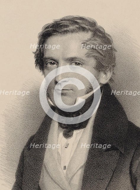 Portrait of the Composer Franz Lachner (1803-1890) , 1830. Creator: Staub, Andreas (1806-1839).