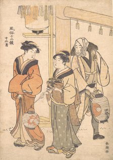 The Twelfth Month: December, 1780-1795. Creator: Katsukawa Shuncho.