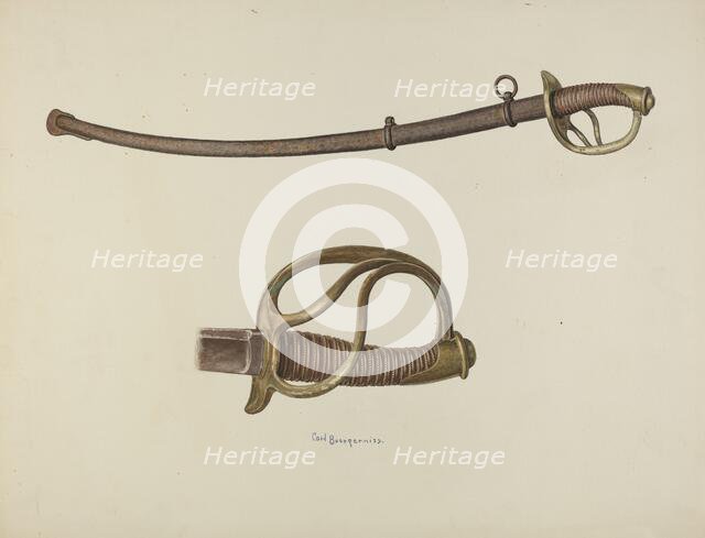 Sabre, 1942. Creator: Carl Buergerniss.